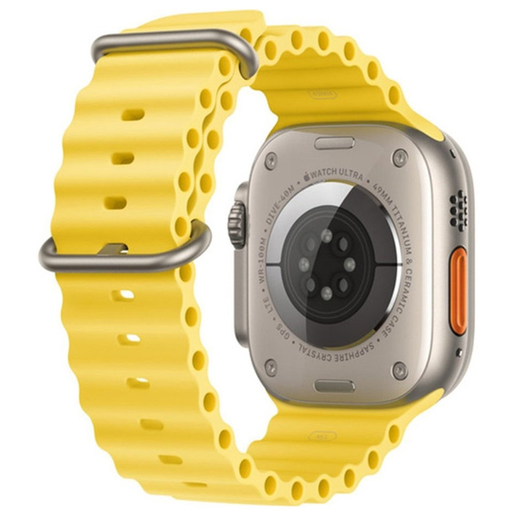 Силиконовый ремешок Apple Watch Ultra 49mm, Yellow