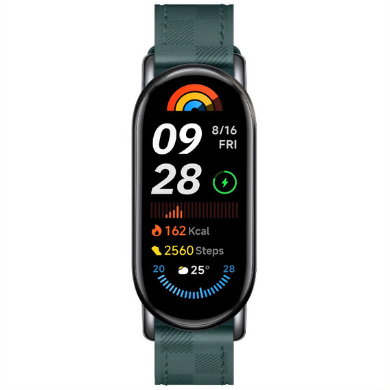 Шкіряний ремінець для Xiaomi Smart Band 10 / 9 / 8