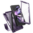 Броньований чохол для Samsung Galaxy Z Fold 4 5G, Dexnor Full Body S-Pen Slot, фіолетовий