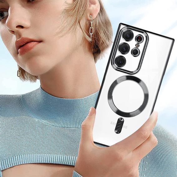 Чoхол до Samsung Galaxy S23 Ultra, MagSafe Hybrid, чорний