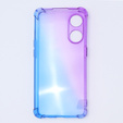 Чехол для Oppo Reno8 T, Gradient Dropproof, Фиолетовый / синий