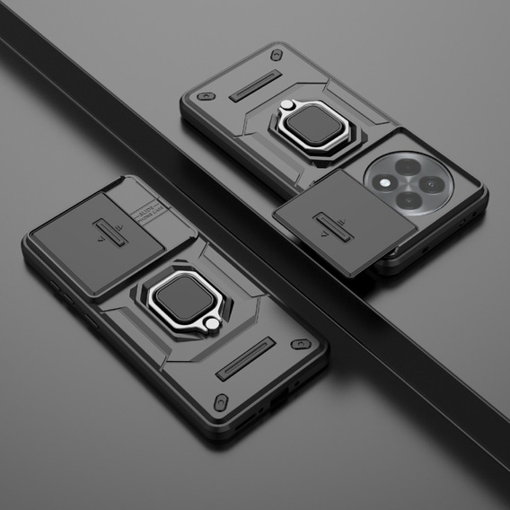 Чехол для OnePlus 13R, KickStand Camera Lens, чёрный