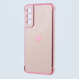 Чoхол до Samsung Galaxy S21 FE, Electro heart, рожевий rose gold