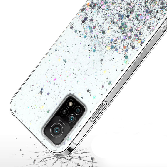 Чoхол до Xiaomi Mi 10T 5G / Mi 10T Pro 5G, Glittery, прозорий