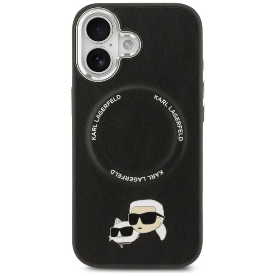 Чохол Karl Lagerfeld Karl & Choupette Heads Pins & Logo MagSafe для iPhone 17