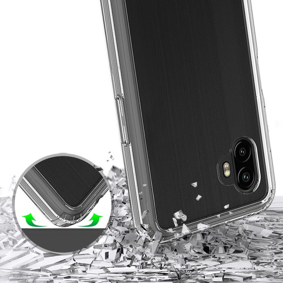 Чехол до Samsung Galaxy Xcover 6 Pro, Fusion Hybrid, прозрачный