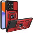 Чехол NOX Camera Slide Infinix Note 30 Pro, CamShield Slide, красный