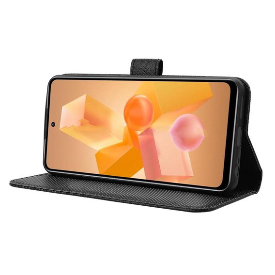 Чохол-книжка для Infinix Hot 40i, Wallet Smart Magnet, чорний