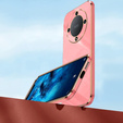 Чохол для Honor Magic 6 Lite 5G, Glamour CamShield, червоний