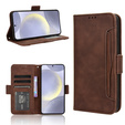 Откидной чехол для Samsung Galaxy S25 FE, Card Slot, коричневый