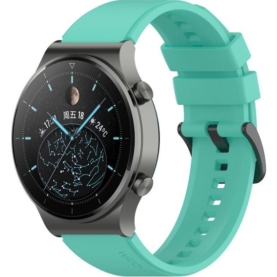 Силиконовый ремешок до Huawei Watch GT 2 Pro - Cyan