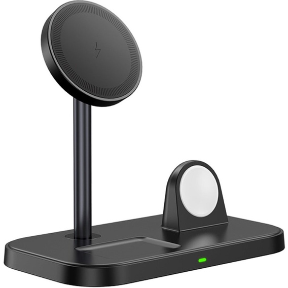 Беспроводное индуктивное зарядное устройство Tech-Protect A12 3 в 1, Black