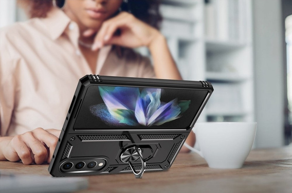 Броньований Чoхол до Samsung Galaxy Z Fold 4 5G, Nox Case Ring, чорний