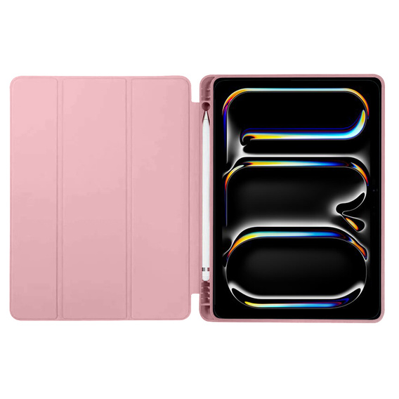 Чохол для iPad Pro 11 2024, Smartcase з місцем для стилуса, рожевий