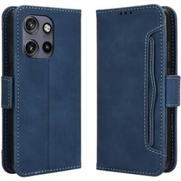Футляр з клапаном для Motorola Edge 50 Neo / Motorola ThinkPhone 25, Card Slot, темно-синій