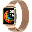 Металический браслет с чехлом для часов Xiaomi Redmi Watch 2 Lite, Rose gold