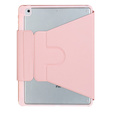 Чехол клавиатура для iPad 11" 2025 A16 (11 gen.) / iPad 10.9" 2022 (10 gen.), Rotary 360° Leather, розовый rose gold