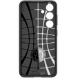 Чохол Spigen для Samsung Galaxy S24, Liquid Air, чорний + 9H Tempered Glass