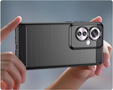 Чехол до Oppo Reno 11F 5G, Carbon, чёрный