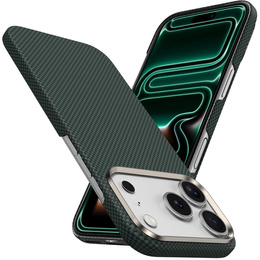 Чехол BENKS Kevlar для Samsung Galaxy S25 Ultra, для MagSafe, Carbon Fiber, чёрный