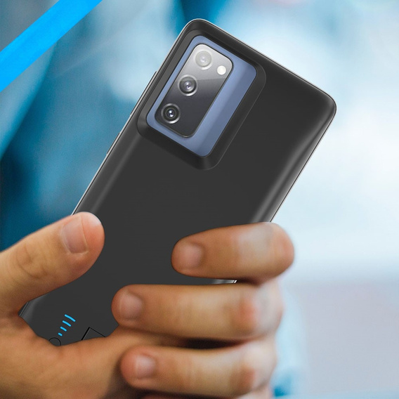 Чехол-аккумулятор 5000 мАч для Samsung Galaxy S20 FE, черный