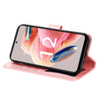 Чохол-книжка для Xiaomi Redmi Note 12 4G, Mandala Flower, рожевий