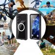 Водонепроникний чохол для Samsung Galaxy S25 Ultra, Redpepper, для MagSafe, чорний