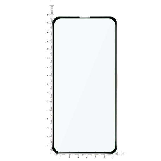 Гібридне скло Full Glue Ceramic до iPhone 13 Pro Max, Black