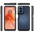 Чехол для Motorola Moto E14 / G24 / G04, Shockproof, с пленкой, чёрный