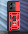 Чехол NOX Camera Slide Infinix Hot 50i 4G, CamShield Slide, красный