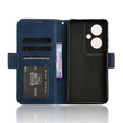 Футляр з клапаном для Oppo Reno 11F 5G, Card Slot, темно-синій