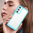 Чoхол до Samsung Galaxy A55 5G, Fusion Hybrid, прозорий / синій