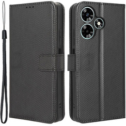 Откидной чехол для Infinix Hot 30, Wallet Smart Magnet, чёрный