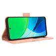 Откидной чехол для Vivo Y19s, Card Slot, розовый