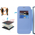 Откидной чехол для Samsung Galaxy A26, RFID Wallet MagSafe CamShield, синий