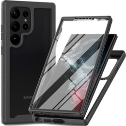Чехол для Samsung Galaxy S23 Ultra, Shockproof, с пленкой, чёрный