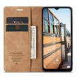 Чехол CASEME для Samsung Galaxy M33 5G, Leather Wallet Case, коричневый