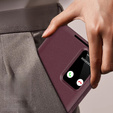 Флип-кейс для Samsung Galaxy S25 Ultra, Smart View Wallet, бордовый