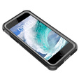 Чoхол Shockproof до iPhone 6/6S/7/8/SE 2020/SE 2022, із захисним екраном, чорний