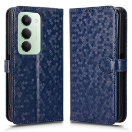 Чохол-розкладачка для Xiaomi Redmi 15 5G/4G, Wallet Rhombus, синій