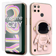 Чехол Electro Case Astronaut для Realme C21Y/C25Y, розовый