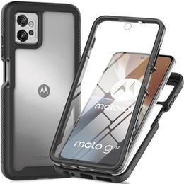 Чехол для Motorola Moto G32, Shockproof, с пленкой, чёрный