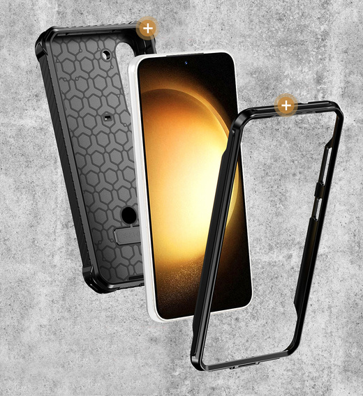 Чехол до Samsung Galaxy S23 Plus, Heavy Duty Ring Belt Clip, чёрный