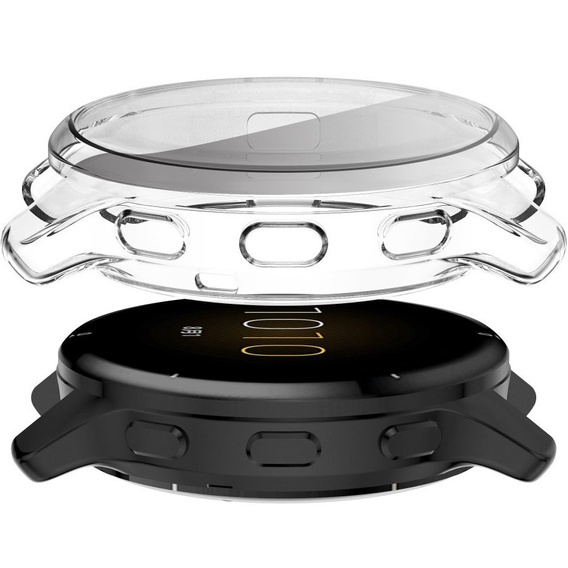Чехол 2в1 с защитой экрана для часов Garmin Venu 2 Plus, Transparent