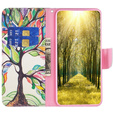 Откидной чехол для Xiaomi 13 Lite, Wallet, tree of life, белый