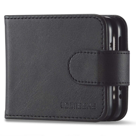 Откидной чехол для Samsung Galaxy Z Flip 4 5G, LC.IMEEKE, чёрный