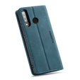Чехол CASEME для Huawei P30 Lite, Leather Wallet Case, синий