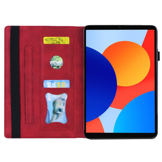 Чохол для Xiaomi Redmi Pad SE 8.7, Classic, з місцем для стилуса, червоний