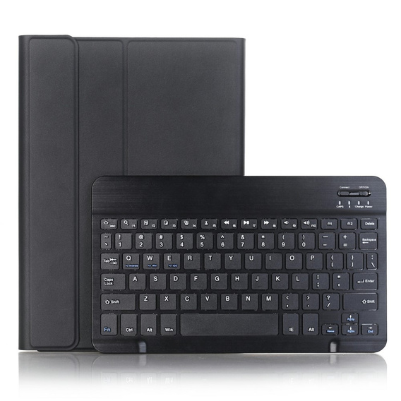Чехол + клавиатура Samsung Galaxy Tab A9+, Leather Pen Slot, чёрный