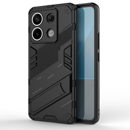Чехол для Xiaomi Redmi Note 13 Pro 5G, Military kickstand, чёрный